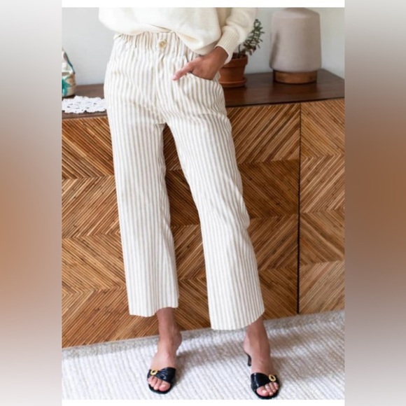 EMERSON FRY JOHNNY SAILOR PANT - ALMOND SAND STRIPE - Picture 3 of 12